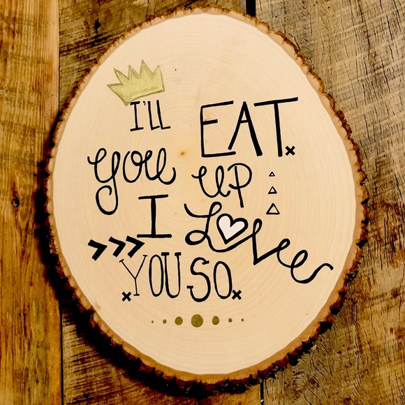 handmade Other - Where the Wild Things Are Wooden Wall Decor